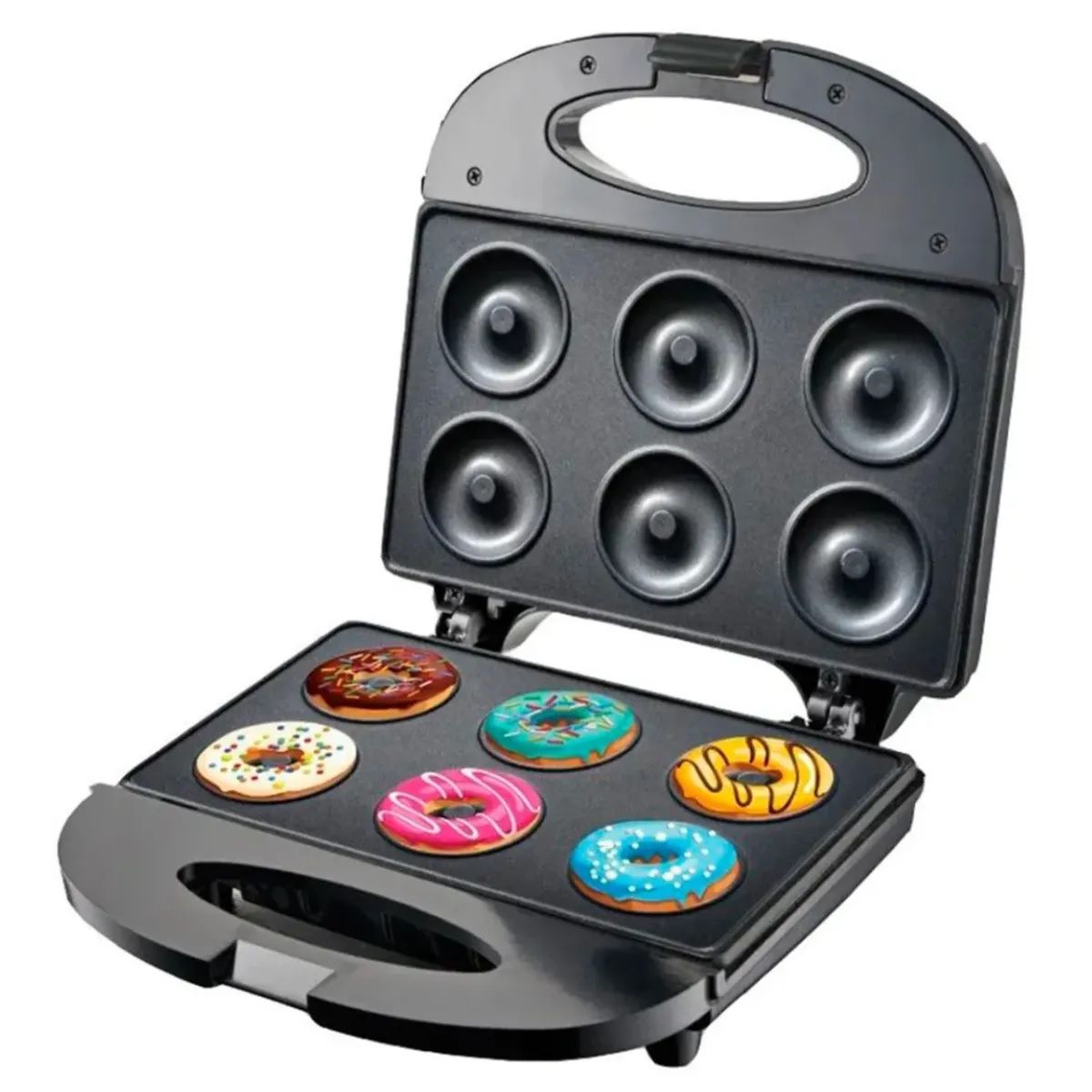 RAFF - Máquina De Donas Mini Donut Maker 6 Rosquillas Raf 247