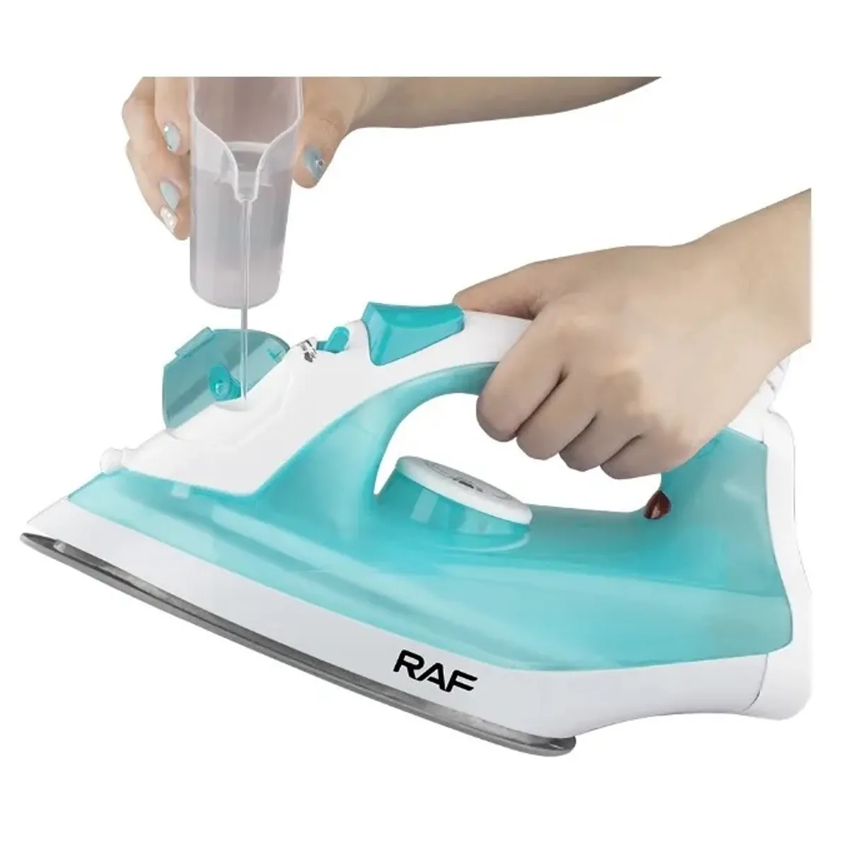 RAFF - Plancha De Ropa Con Suela Cerámica Vapor Vertical Desinfecta