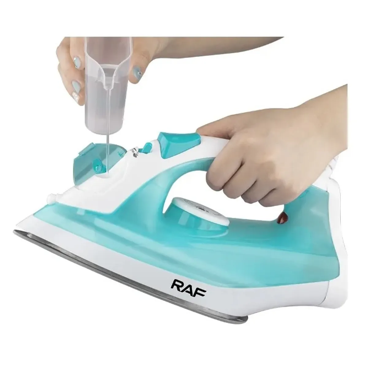 RAFF - Plancha De Ropa Con Suela Cerámica Vapor Vertical Desinfecta