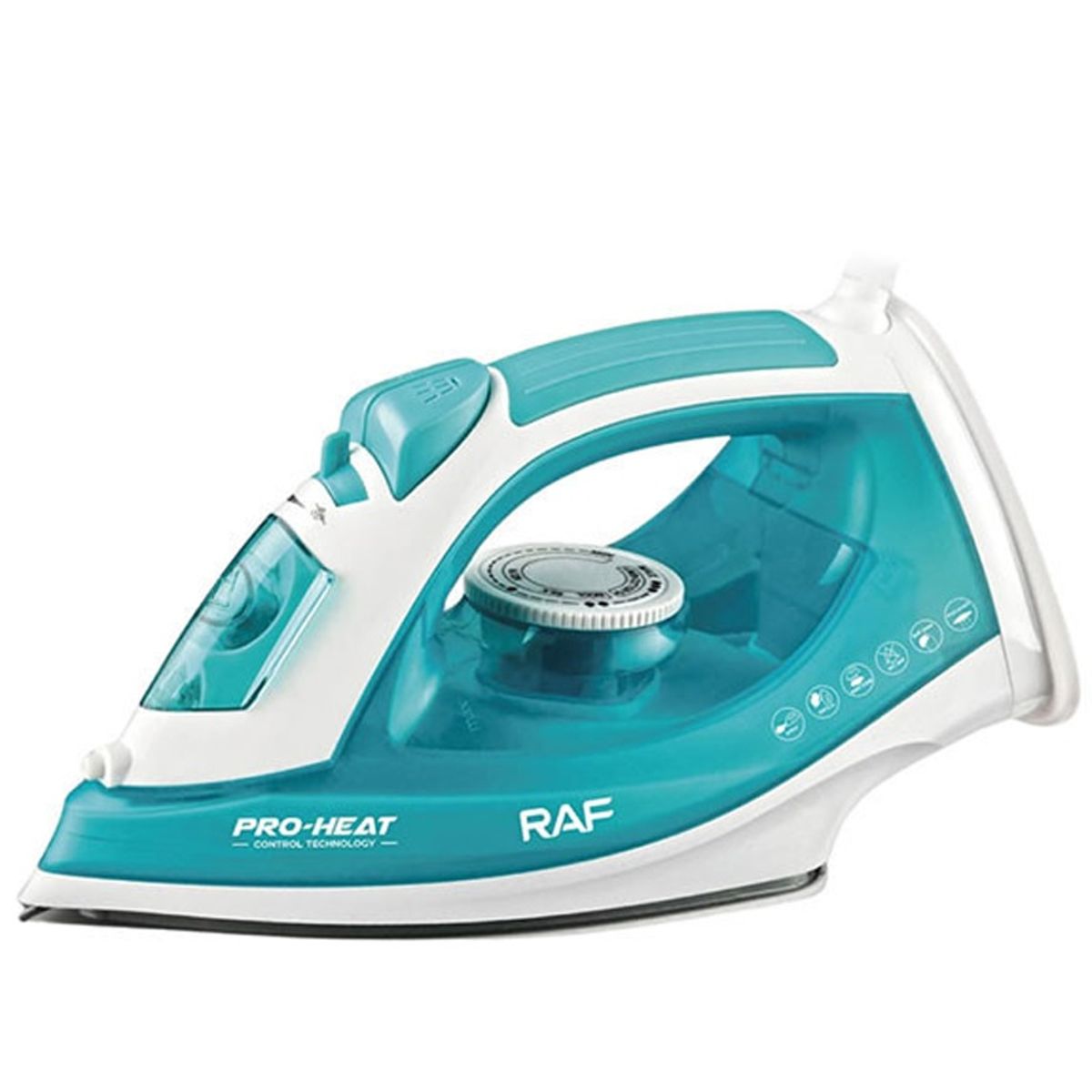 RAFF - Plancha A Vapor Para El Hogar Turquesa R.1279g