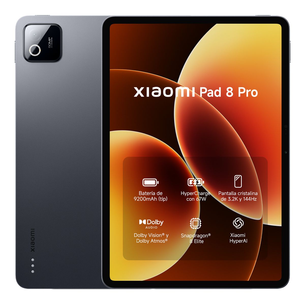 XIAOMI - Tablet Xiaomi Pad 8 Pro Gris 8GB + 256GB