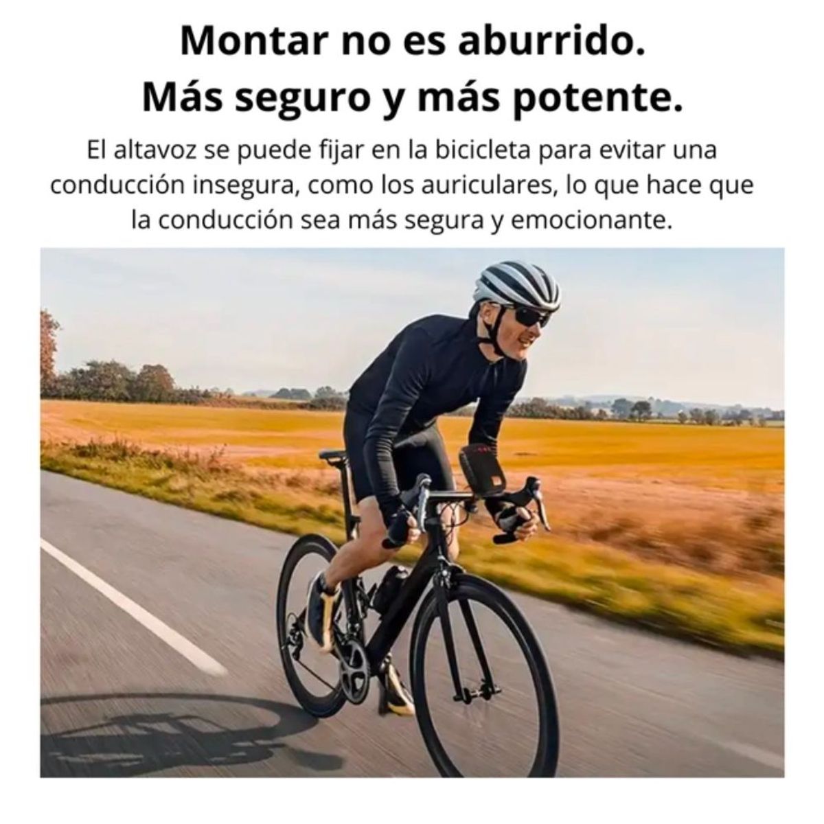 GENERICO - Parlante Bluetooth Para Bicicleta Y Moto