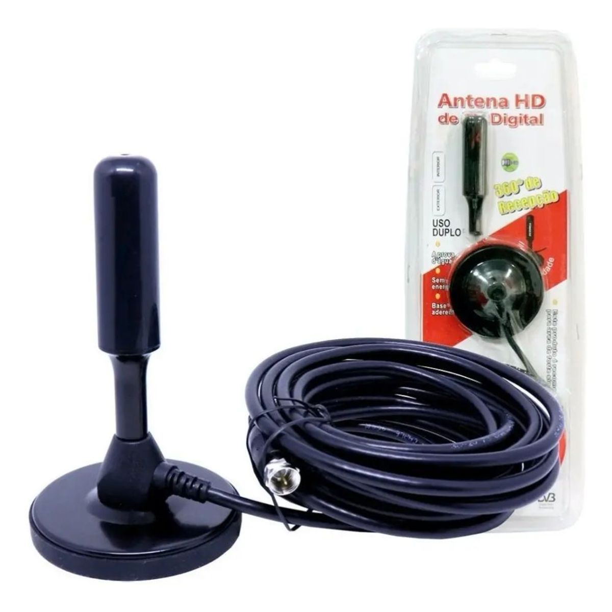 GENERICO - Antena TV Digital Con Imán Y Cable