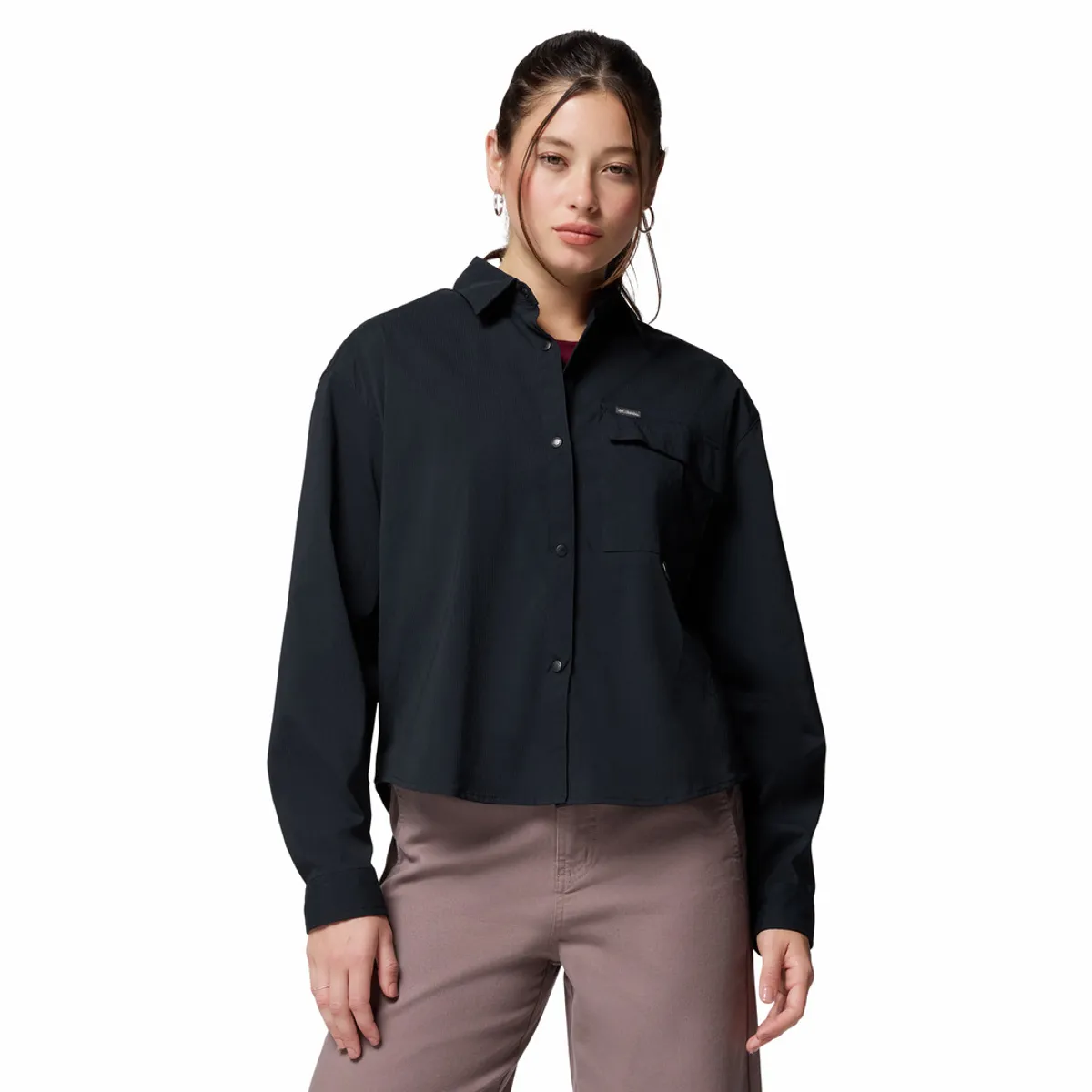 COLUMBIA - Blusa Columbia Mujer Granite Point Negra COLUMBIA