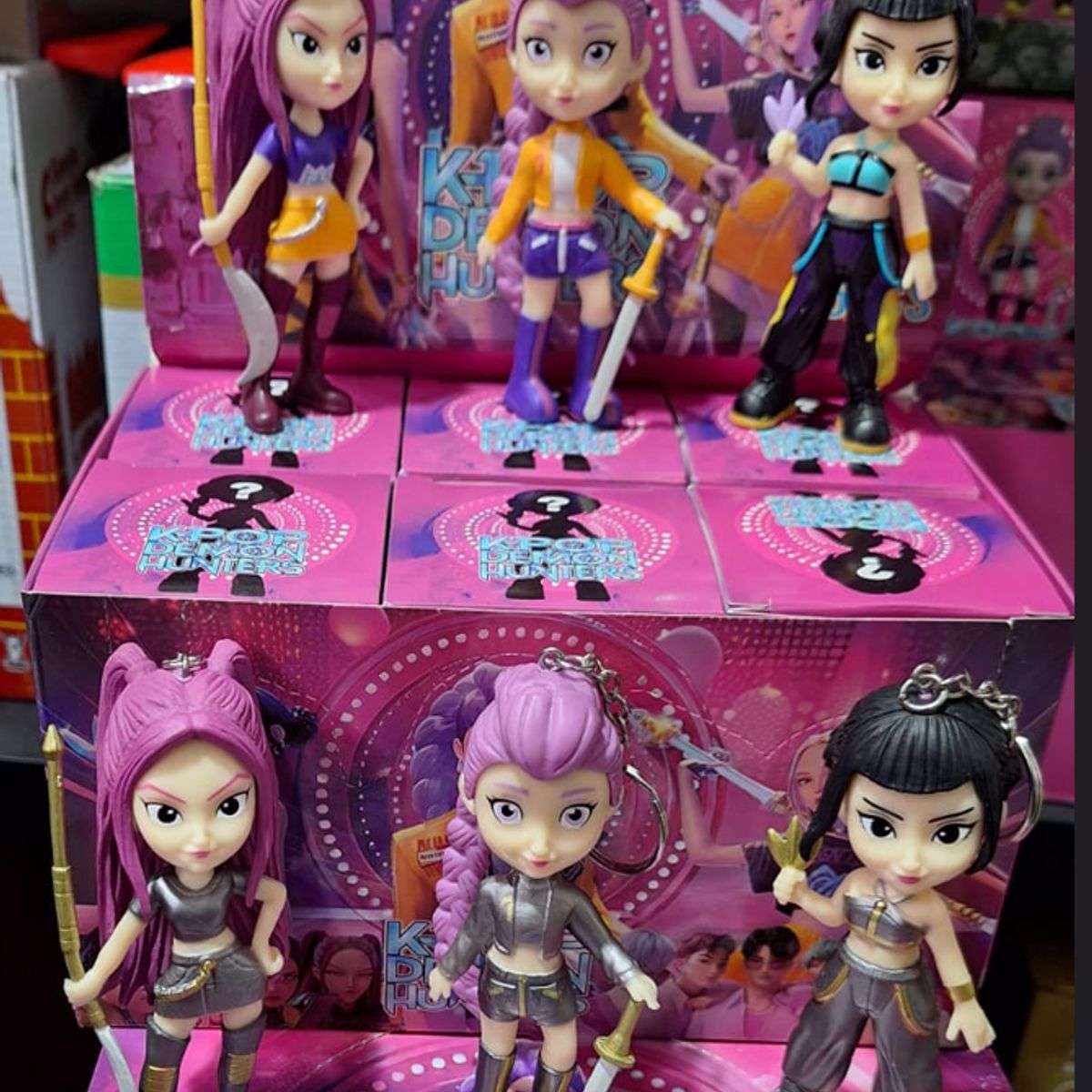 GENERICO - GUERRERAS KPOP DEMON HUNTERS DE 6 PIEZAS