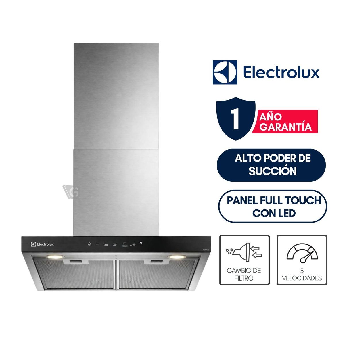 ELECTROLUX - Campana Empotrable Electrolux Decorativa 60CM CE6TF