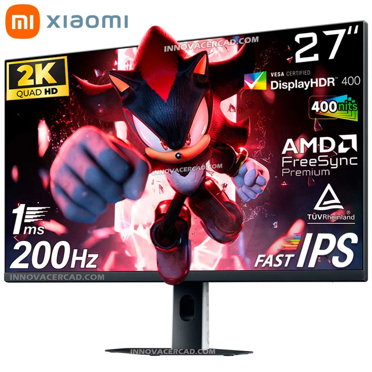 XIAOMI - Monitor Xiaomi 2K G27Qi 2026 de 27" Fast IPS, 200hz, 1Ms GTG, HDR400, FreeSync Premium