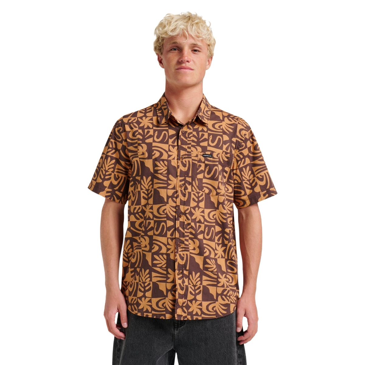 QUIKSILVER - CAMISA MC QUIKSILVER TERRA CLASSIC STRETCH SS QSM35SW216-CHC