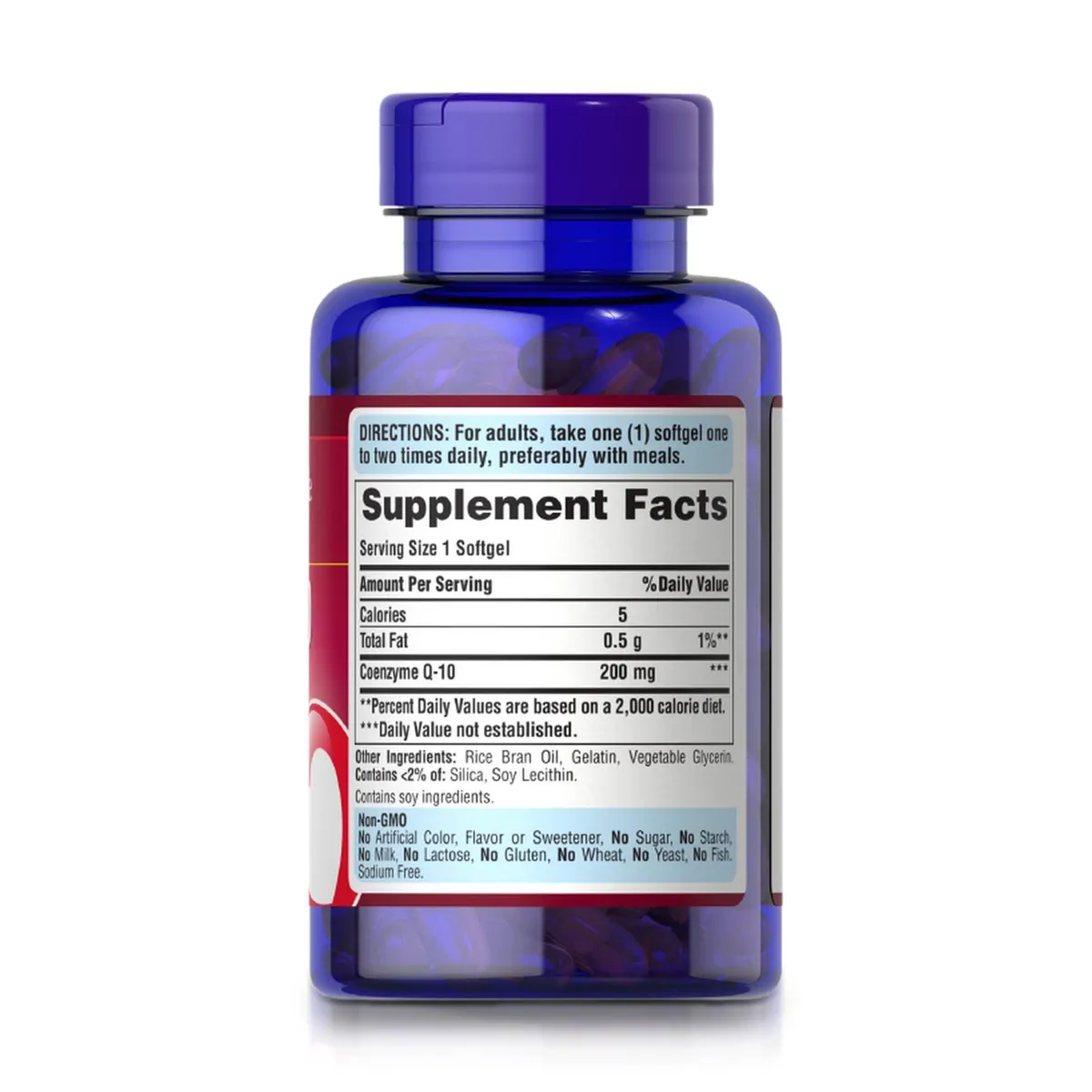 PURITANS PRIDE - Coenzima Q-10 200 mg 120 Softgels - Puritan’s Pride