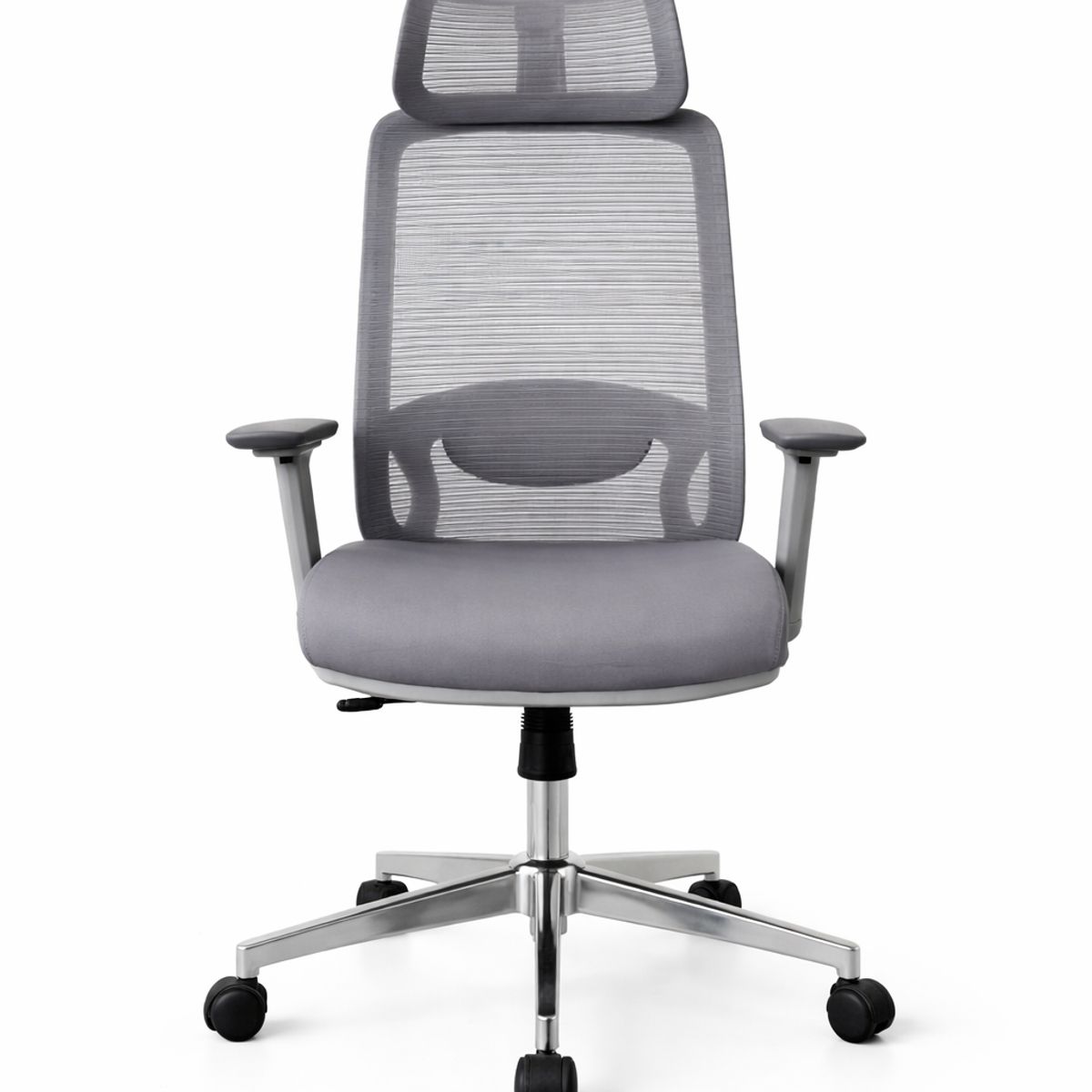 GENERICO - Silla Ergonómica De Escritorio Dex Acolchada Gris