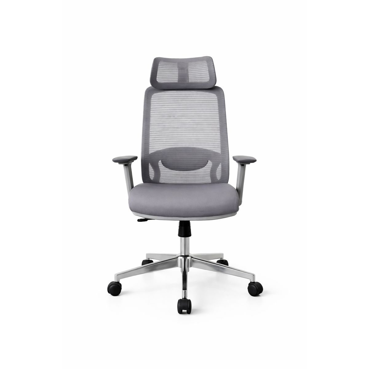 GENERICO - Silla Ergonómica De Escritorio Dex Acolchada Gris