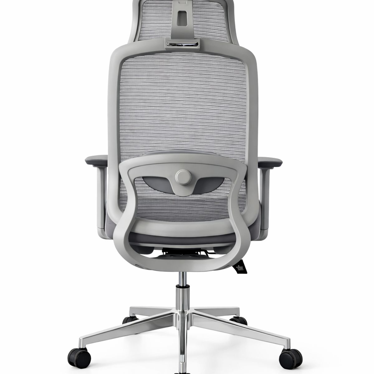 GENERICO - Silla Ergonómica De Escritorio Dex Acolchada Gris