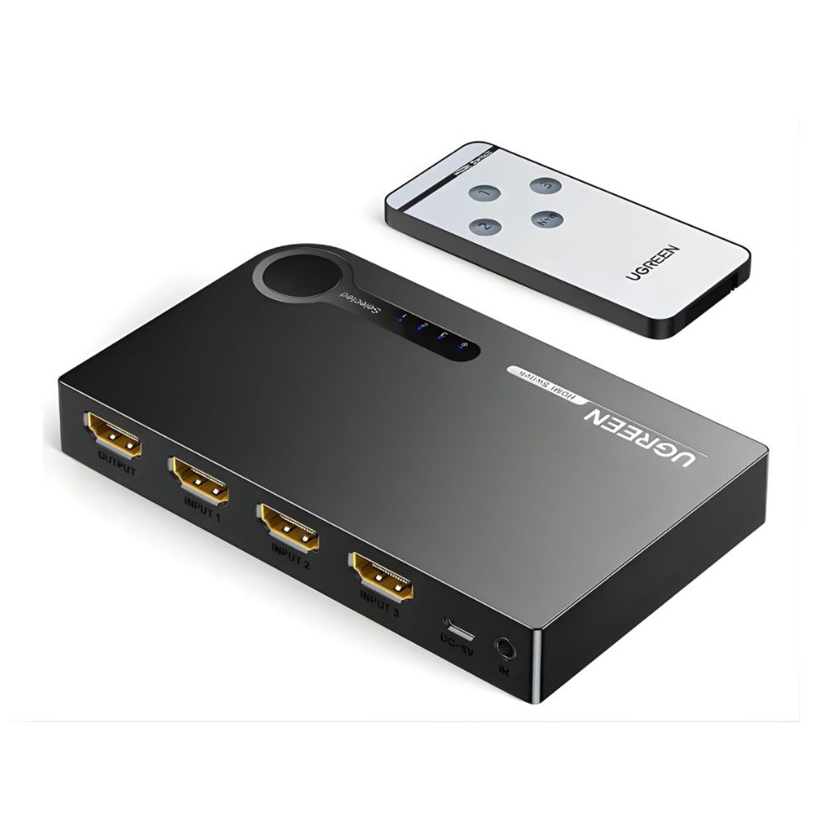 UGREEN - Switch Hdmi Ugreen Inalámbrico 1x3 4k 60hz Con Control