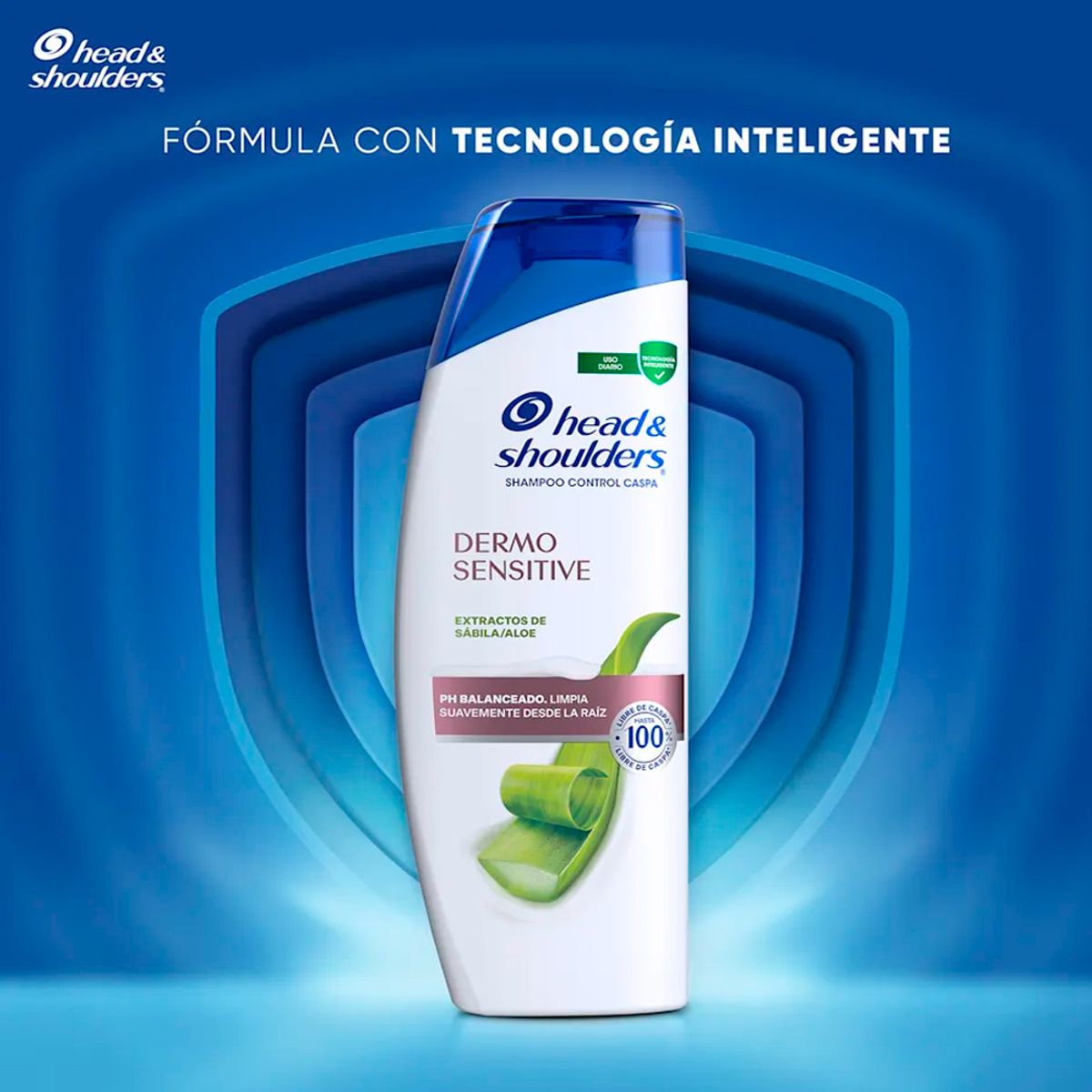 HEAD AND SHOULDERS - Shampoo Head & Shoulders Extractos de Sabila y Aloe 375ml