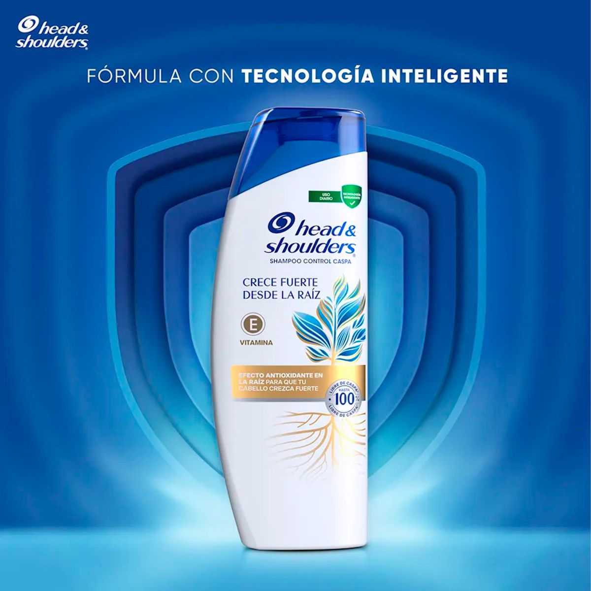 HEAD AND SHOULDERS - Shampoo Head & Shoulder Crece Fuerte Desde La Raiz 650ml