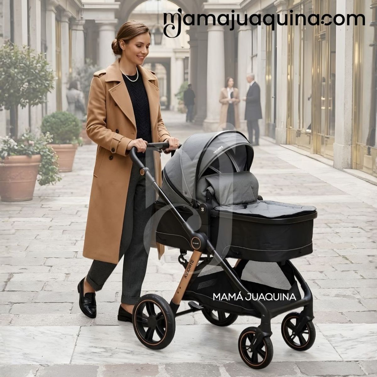 Baby - Coche Moisés Travel System «GERARD» Edición Limitada Dark Gray