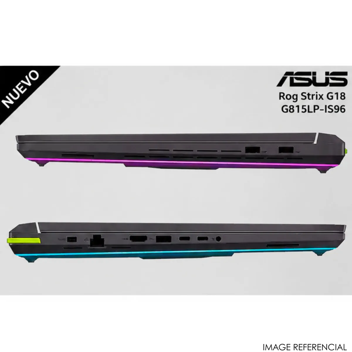ASUS - Laptop Asus Rog Strix G18 G815LP-IS96 Intel Core Ultra 9 32GB RAM 1TB SSD NVIDIA RTX 5070 8GB 18" WQXGA - Windows 11