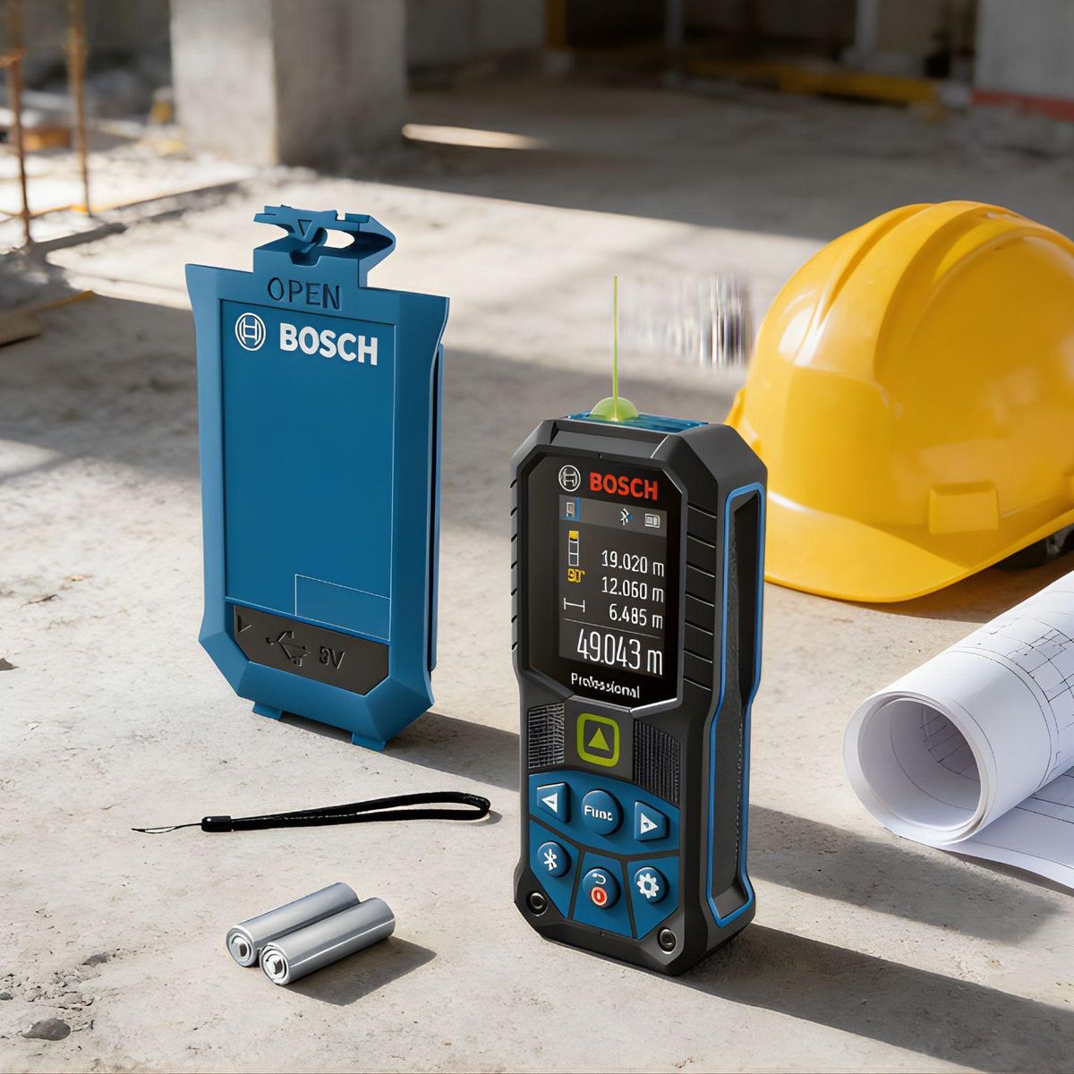 BOSCH - Medidor Láser 50mts GLM 50-27 CG + 1 Bat 3.7V 1Ah