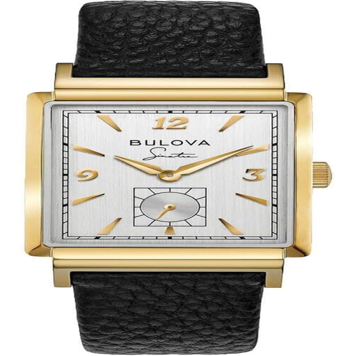 BULOVA - RELOJ BULOVA FRANK SINATRA HOMBRE AUTOMÁTICO 3 AGUJAS FECHA CRISTAL ZAFIRO NEGRO