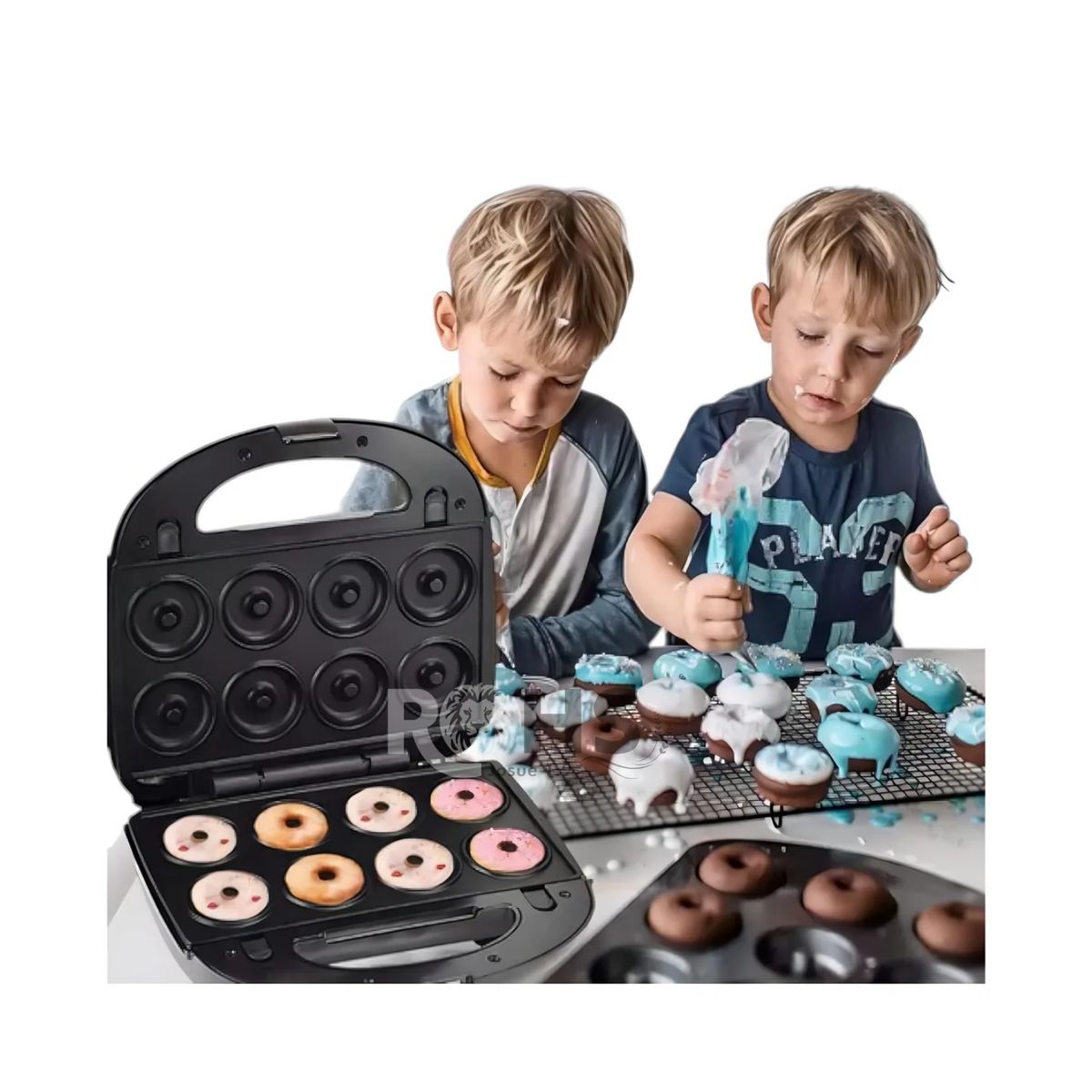 OEM - Máquina Para Donas RAF 850W Antiadherente Eléctrica
