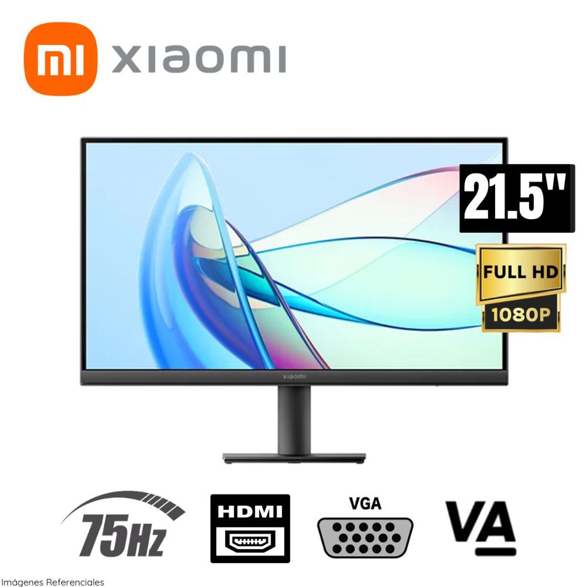 Monitor Xiaomi A22i 21.5"  FHD 75 Hz  (A22FAB-RAGL) HDMI - VGA, marca XIAOMI - Foto Principal