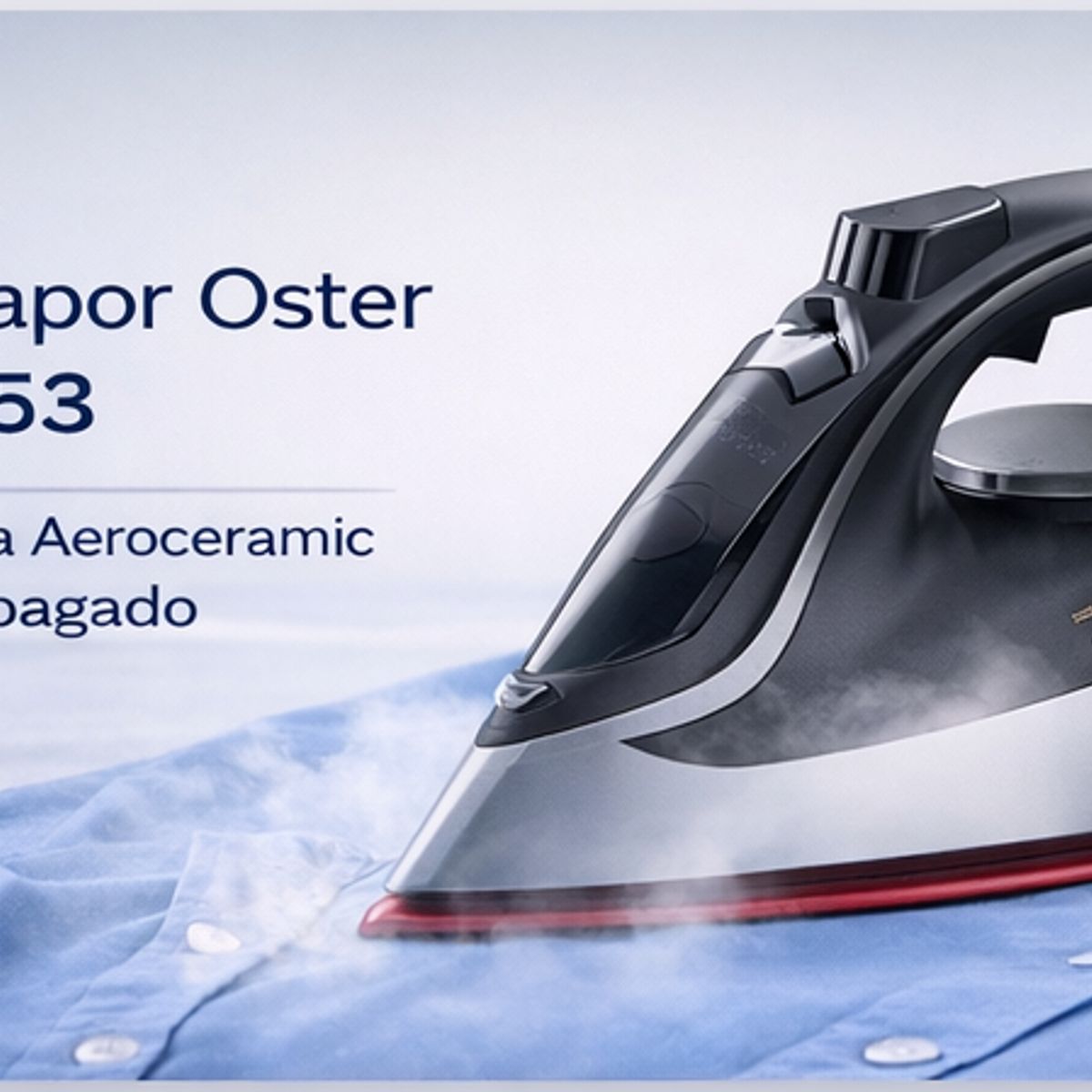 OSTER - Plancha a Vapor Oster GCSTAC6953 2000W Tecnología Aeroceramic Anticalc Autoapagado