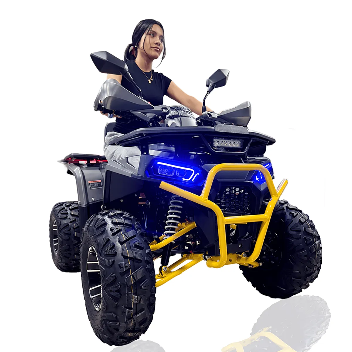 GENERICO - Cuatrimoto 125cc Utilitaria con aros De Magnesio