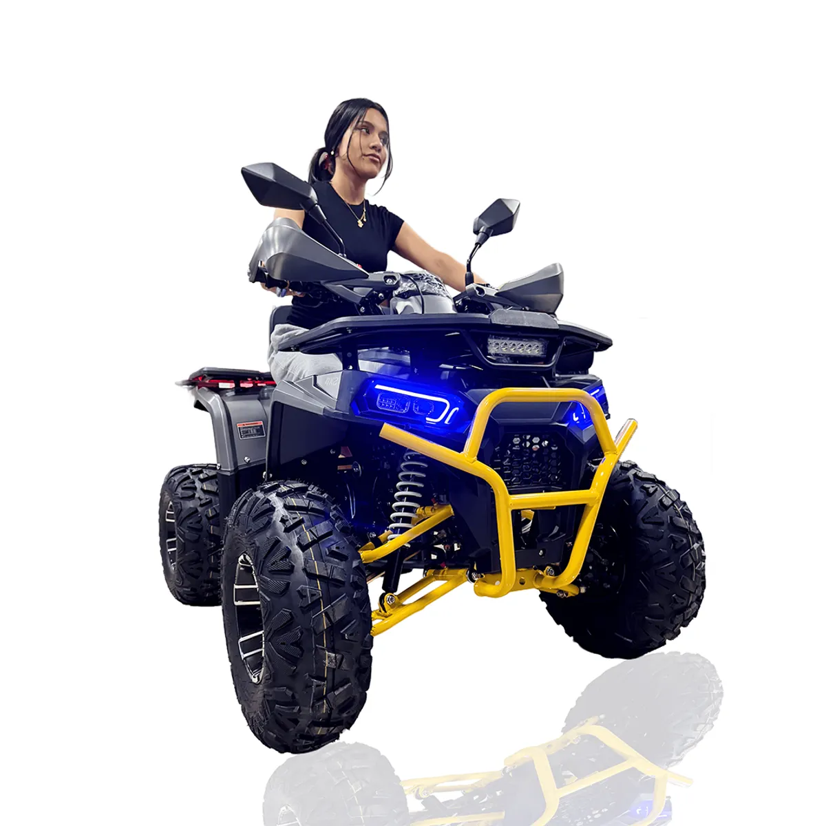 GENERICO - Cuatrimoto 125cc Utilitaria con aros De Magnesio