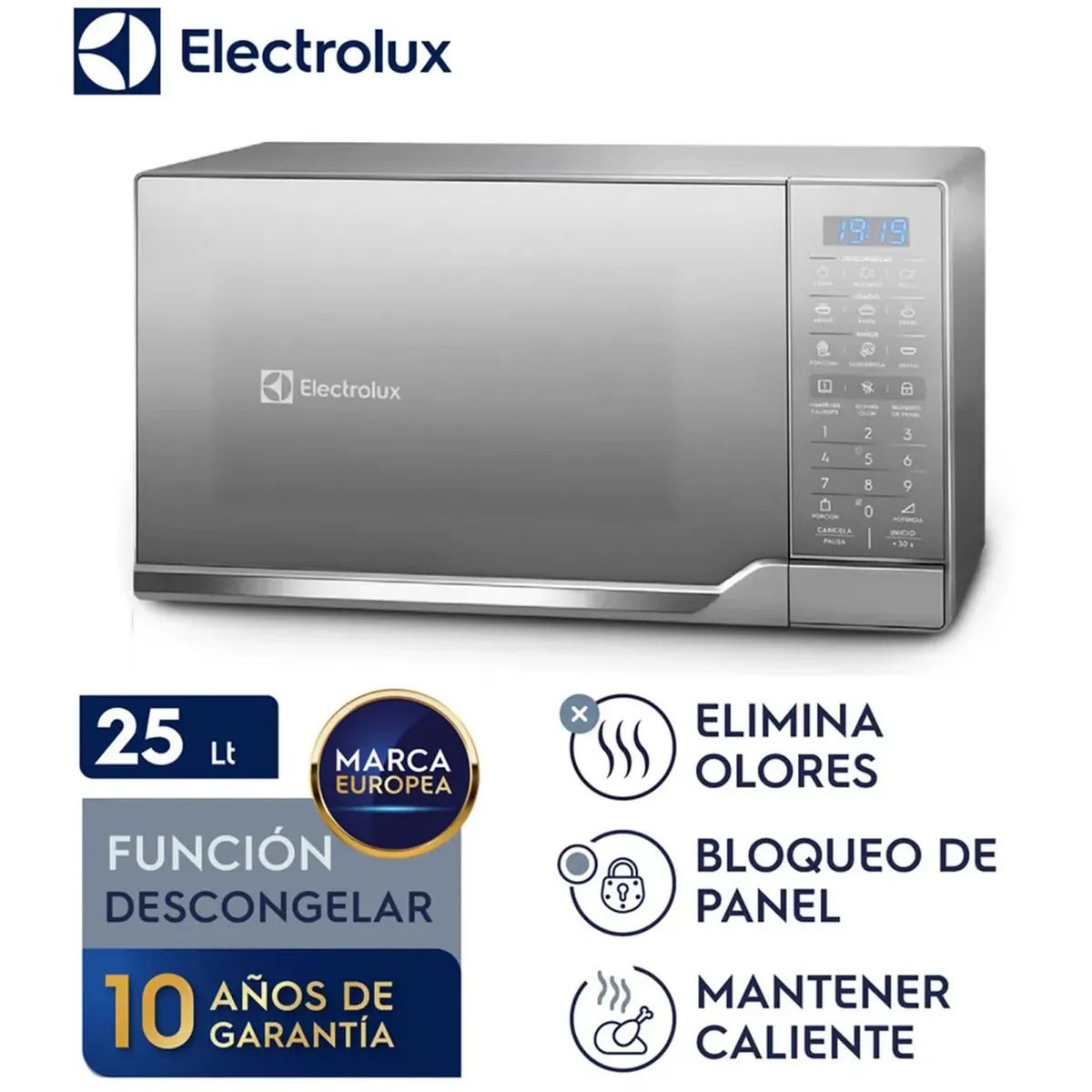 ELECTROLUX - Horno Microondas 25 Litros Electrolux EMDO25S2GSRUG