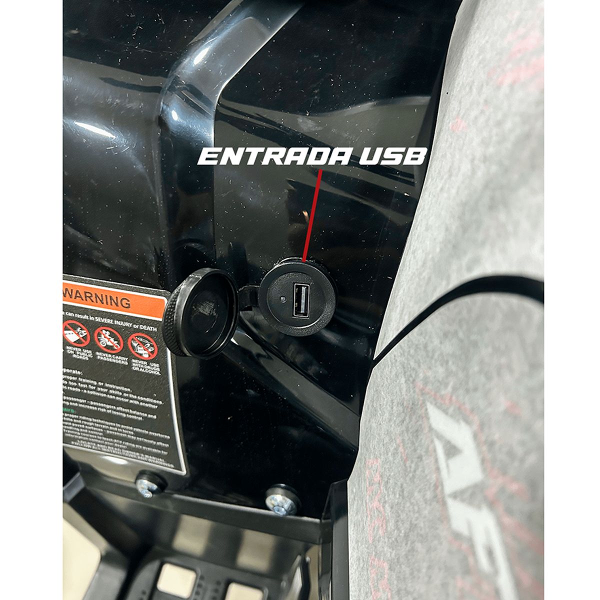 GENERICO - Cuatrimoto 125cc Utilitaria con aros De Magnesio