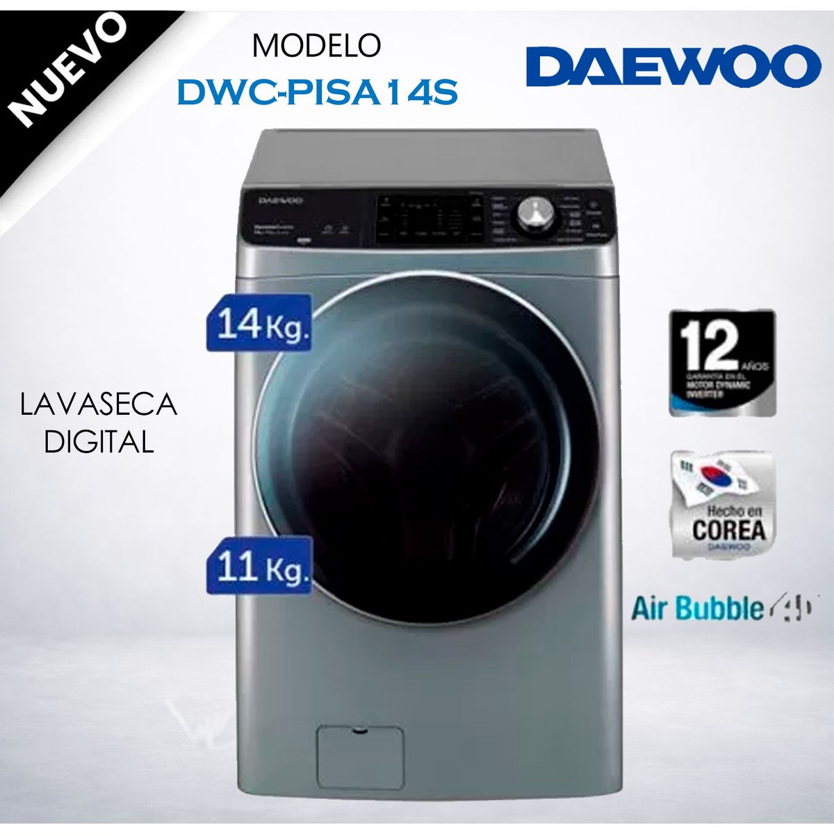 DAEWOO - LAVASECA DAEWOO DWC-PISA14S
