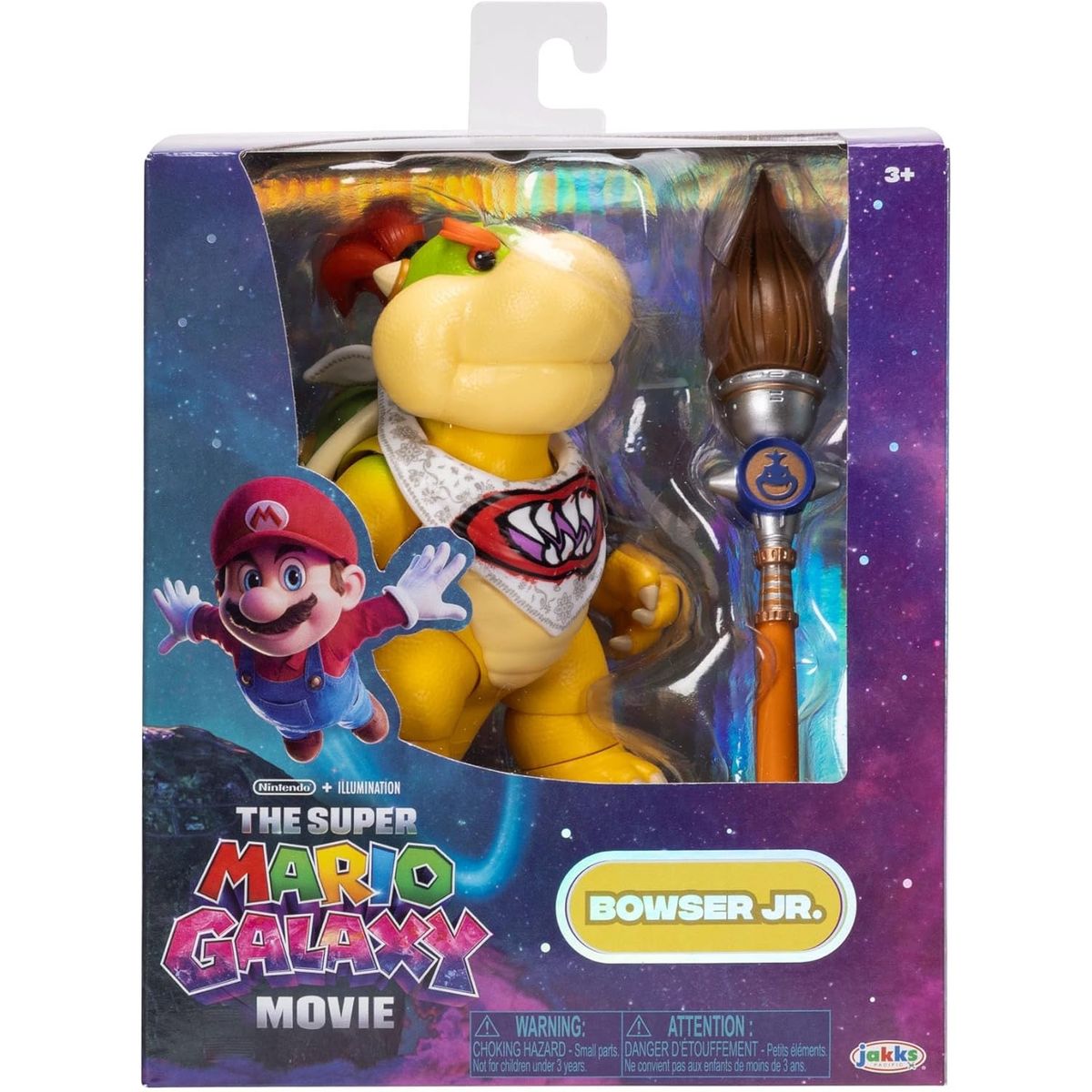 JAKKS PACIFIC - Figura Bowser JR Super Mario Bros Galaxy Movie 12cm