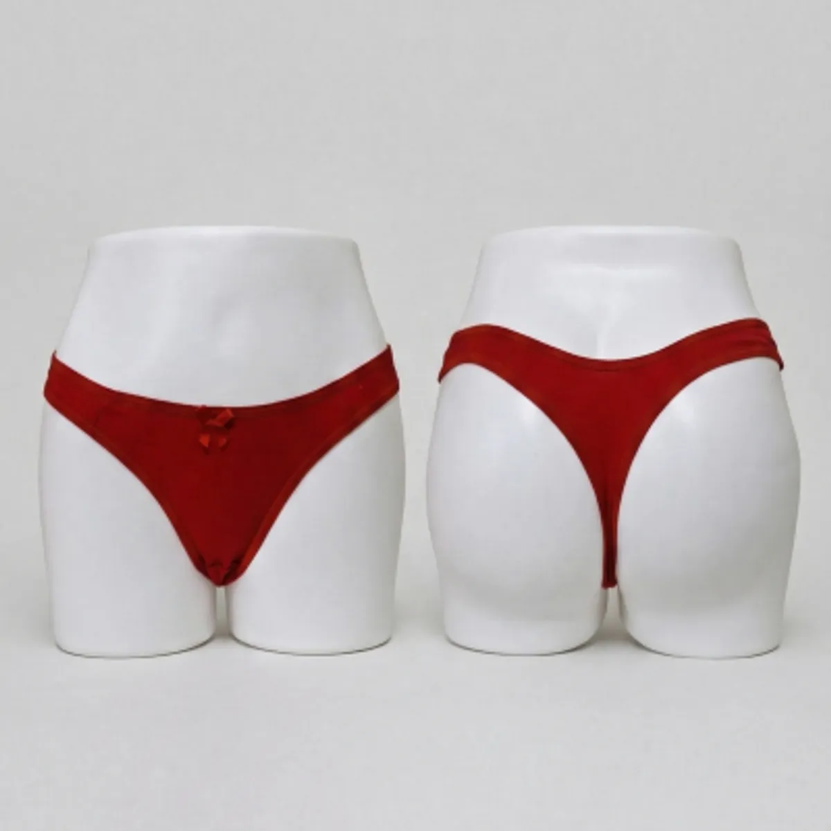 GENERICO - Pack 6 Tanga Semi Hilo Algodón Esencial Colores Variados