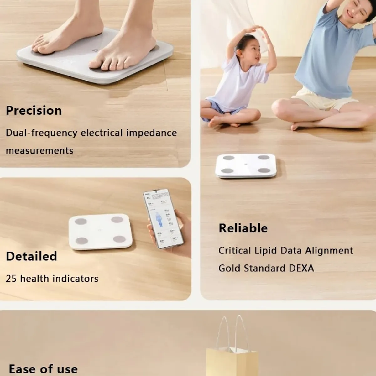 XIAOMI - Balanza Corporal Xiaomi inteligente S400 Nueva version 2025