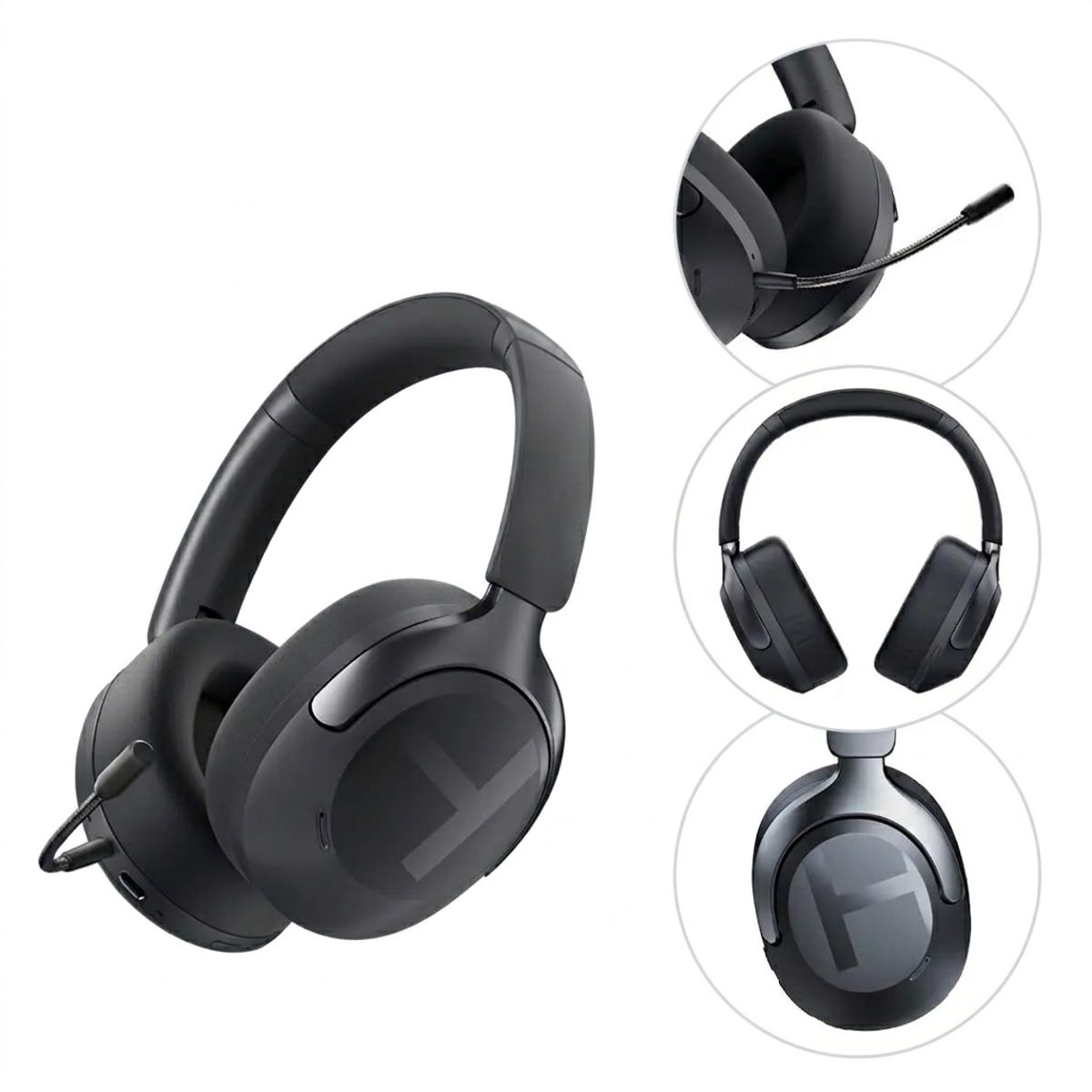 HAYLOU - Auriculares  HAYLOU S40 Inalámbricos ANC Con Cancelación De Ruido De -50db High-res NEGRO