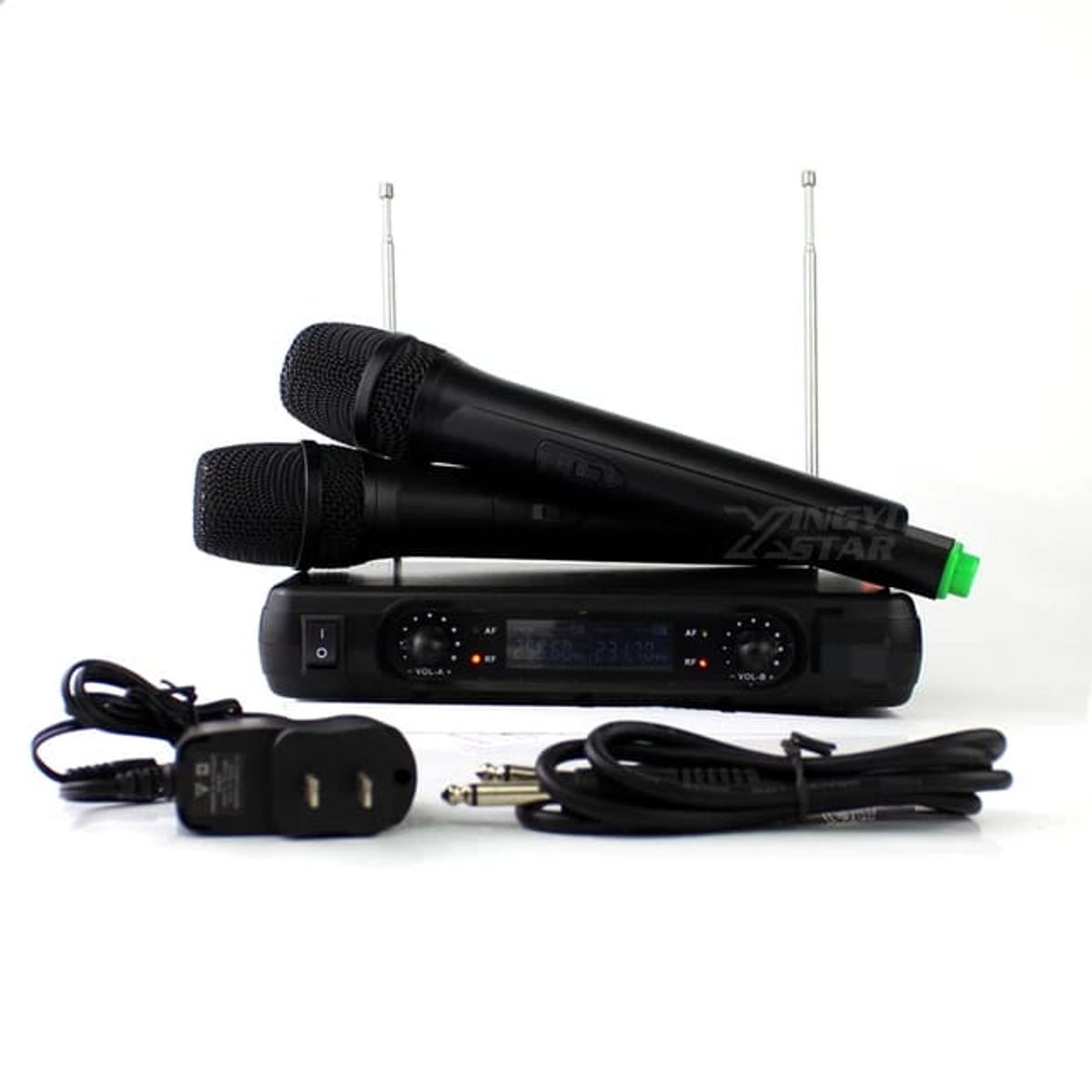 Micrófonos Inalámbricos Dobles XY-V2-P - Sistema Profesional para Escenarios, Bodas y Karaoke, marca OEM - Foto Principal