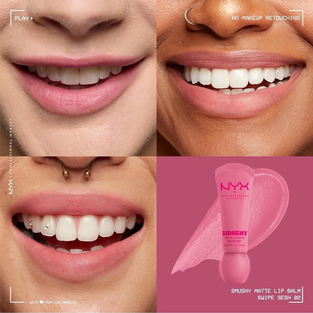 NYX - BÁLSAMO LABIAL NYX SOFT MATTE LIP BALM 02 SWIPE SESH