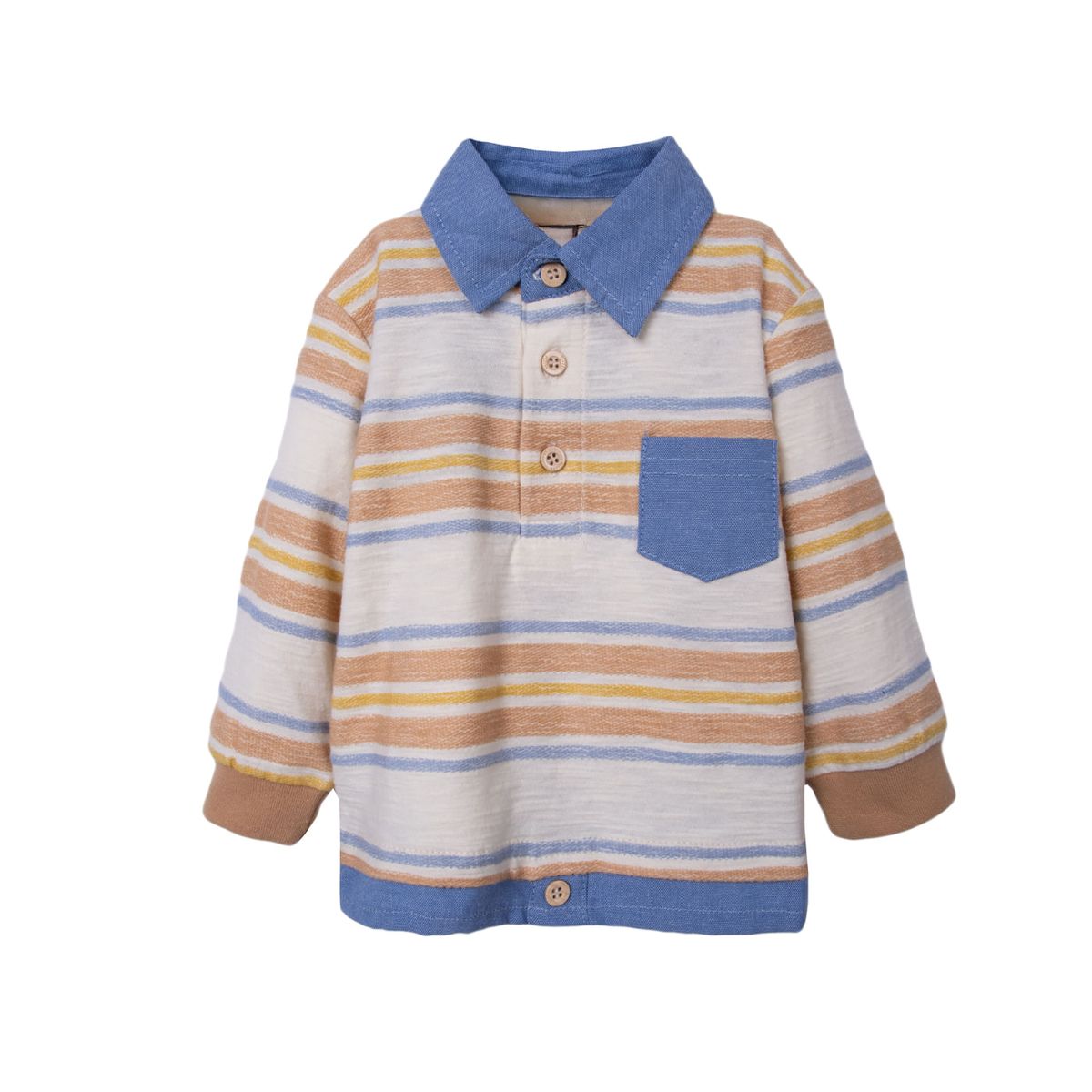 Pillin - Polo Bebé Niño Crudo TALLA 12M PVD620-26CRU12M