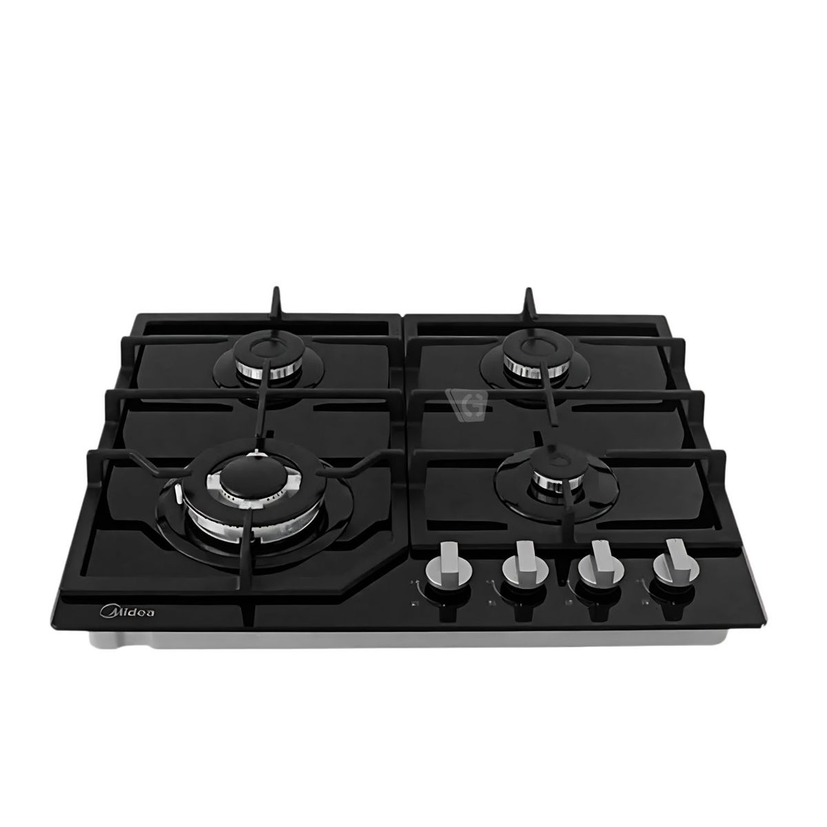 MIDEA - Encimera Empotrable a Gas 24” - Triple Flama Negro MTGB24R3402GG Midea