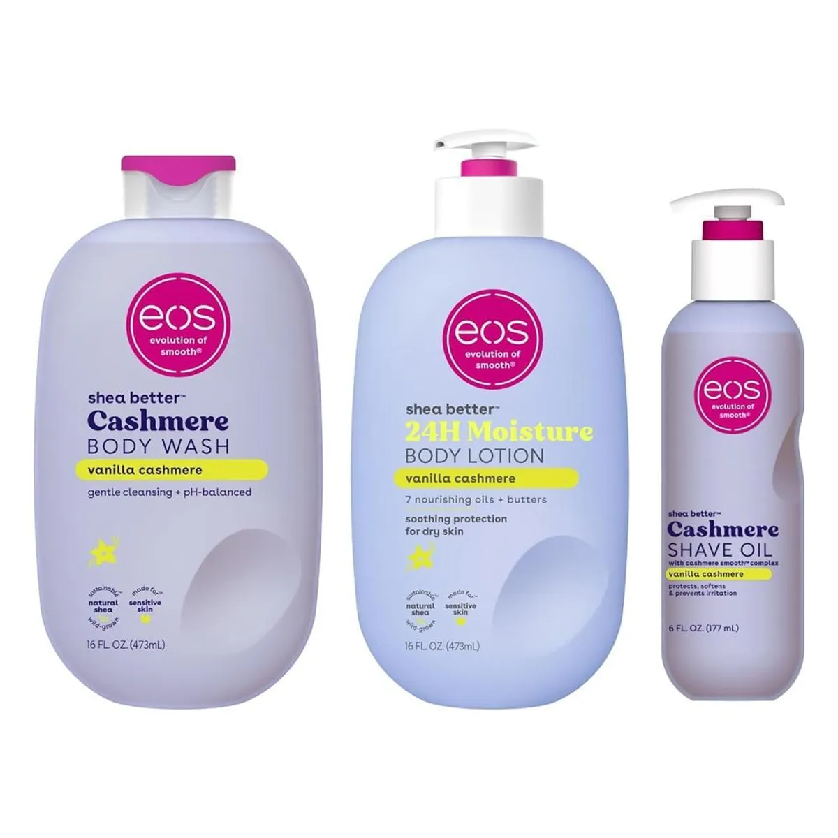 EOS - SET DE DUCHA EOS VAINILLA CASHMERE 3 PZS
