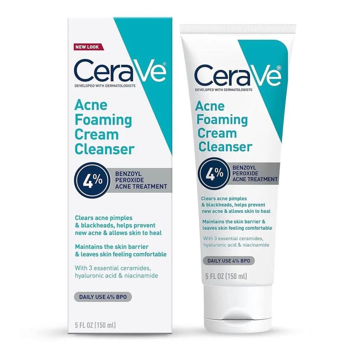 CERAVE - CERAVE CREMA LIMPIADORA PARA EL ACNÉ 5 OZ  150 ML