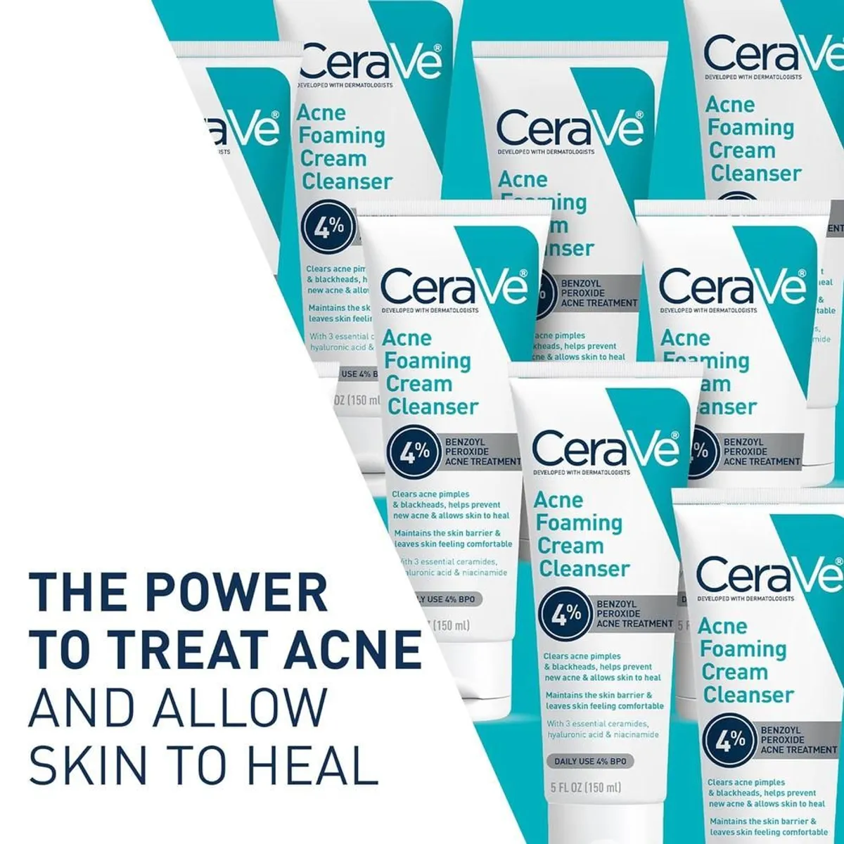 CERAVE - CERAVE CREMA LIMPIADORA PARA EL ACNÉ 5 OZ  150 ML