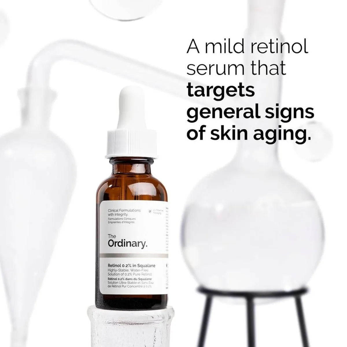 THE ORDINARY - THE ORDINARY RETINOL 0.2% EN ESCUALANO SÉRUM SUAVE ANTIENVEJECIMIENTO  30 ML.