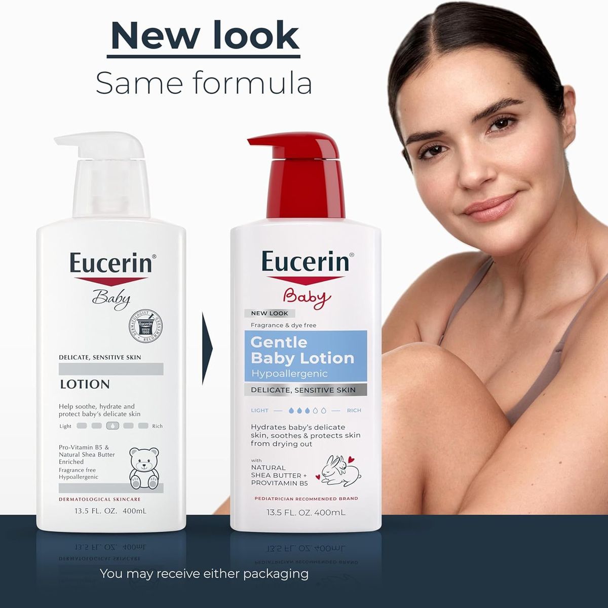 EUCERIN - EUCERIN BABY LOCIÓN HIDRATANTE PARA BEBÉS 13.5 OZ  400 ML