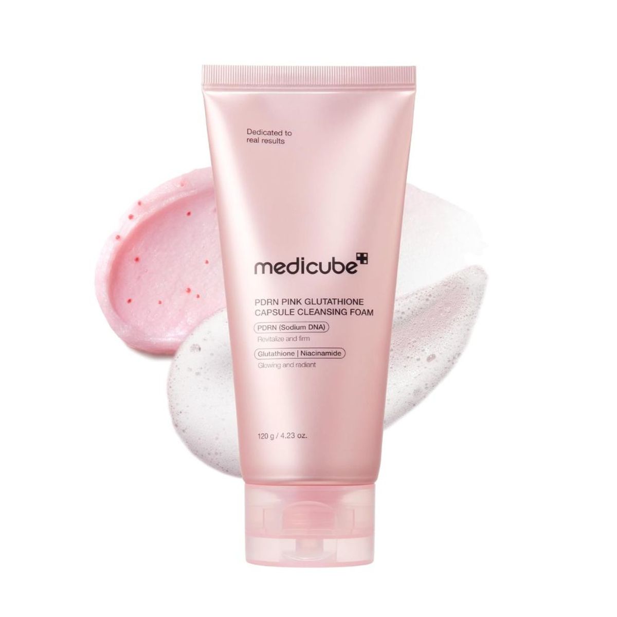 MEDICUBE - Medicube PDRN Pink Glutathione Capsule Cleansing Foam 120g Espuma Limpiadora