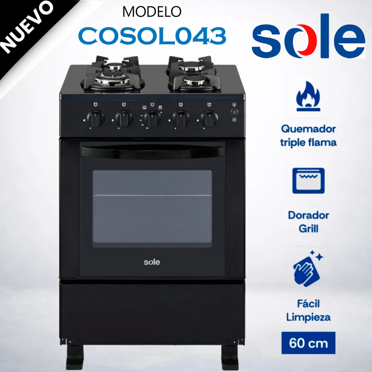 SOLE - Cocina de pie Glissa Sole GLP  COSOL043