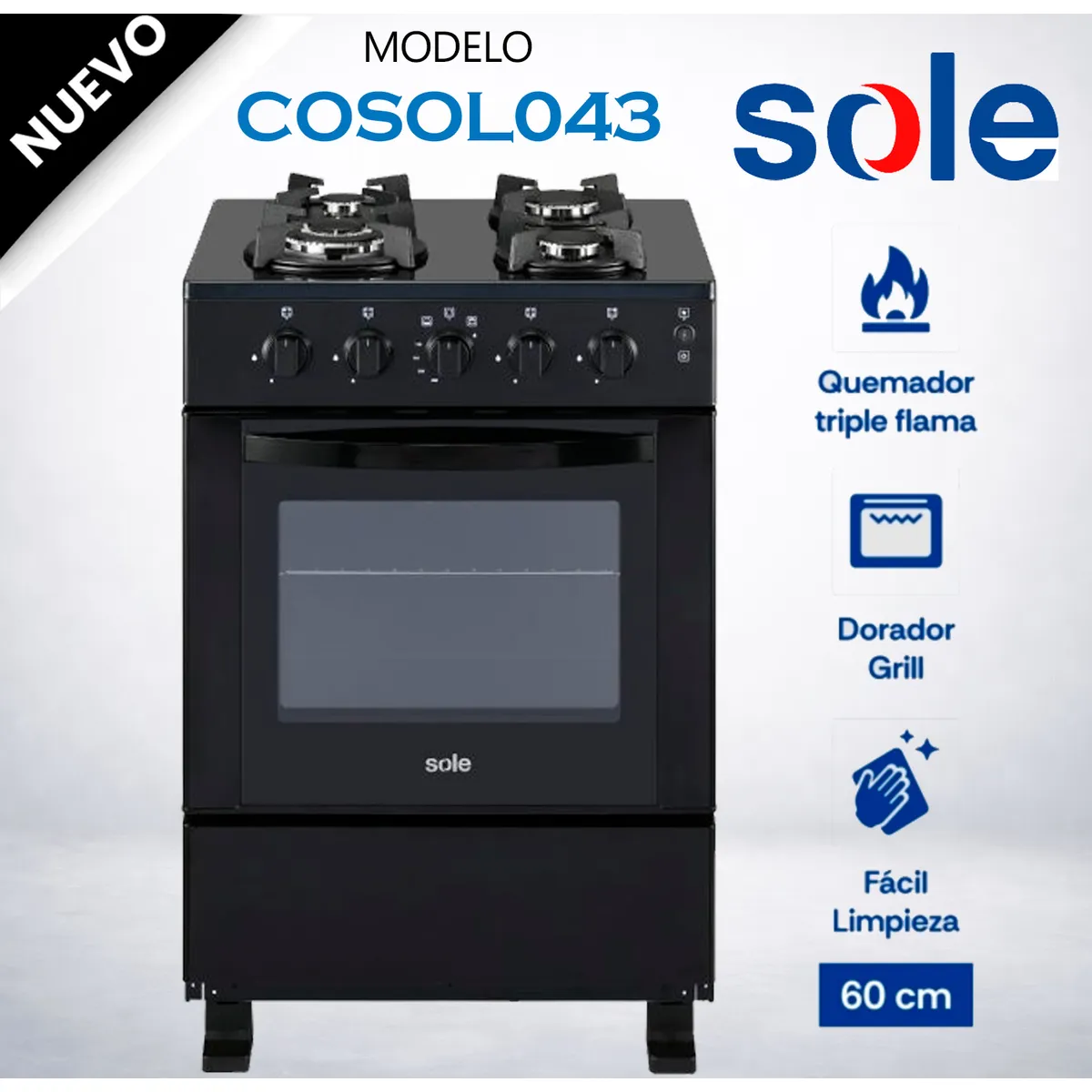 SOLE - Cocina de pie Glissa Sole GLP  COSOL043