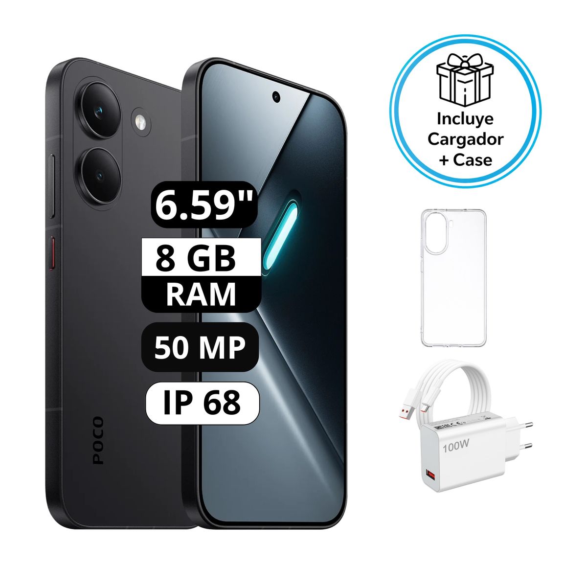 Poco X8 Pro 5G 8RAM 512GB Negro, marca XIAOMI - Foto Principal