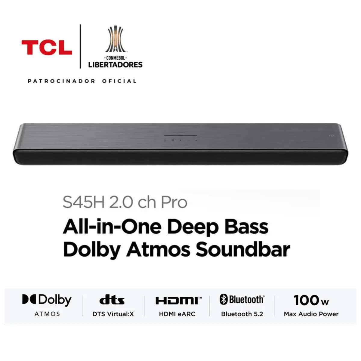 TCL - Soundbar Bluetooth S45h 100w S45h
