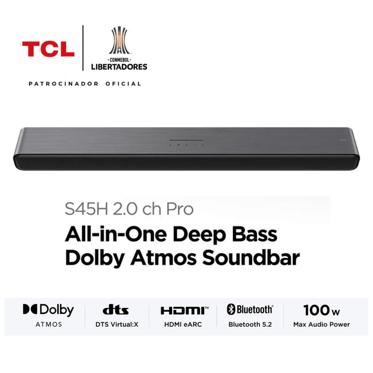 TCL - Soundbar Bluetooth S45h 100w S45h